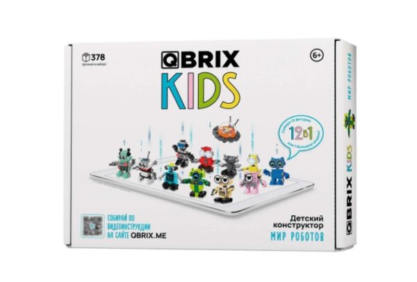 Конструктор QBRIX KIDS "Мир роботов" (арт. 30026)