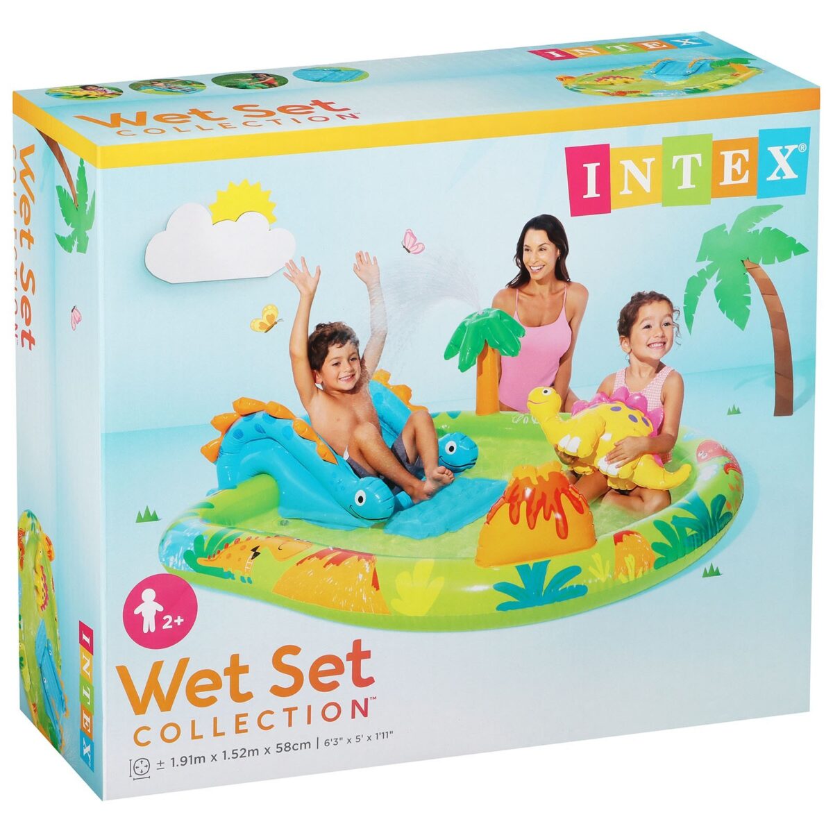 Игровой надувной центр для детей Intex «Динозавр» (Арт. 57166NP) 2