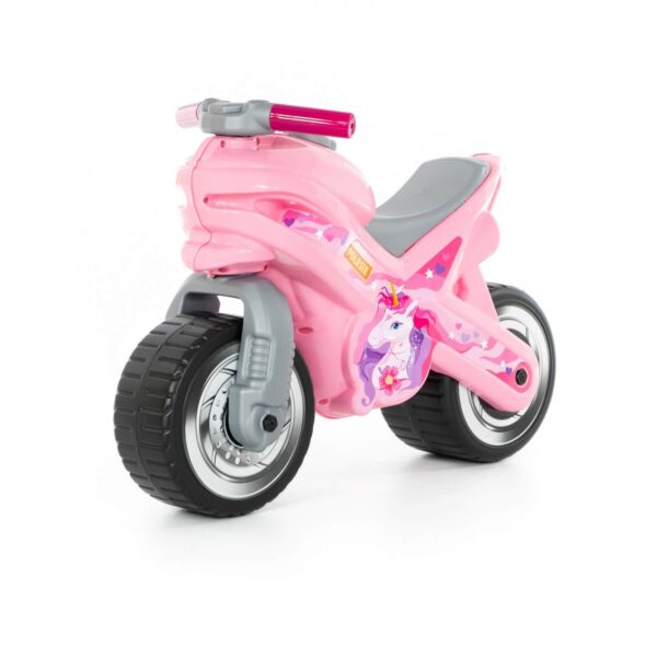 Велобег "Каталка-мотоцикл МХ" (розовая) (Арт. Пол_80608)