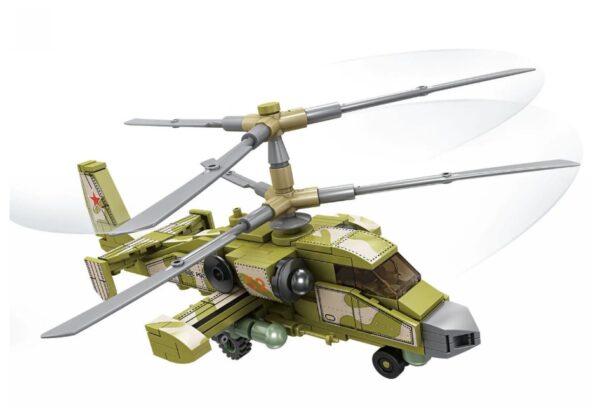 Конструктор Kazi «Боевой вертолет Ka-52» (Арт. KY84141)