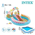 Водный надувной игровой центр Intex "Сладости" в коробке. 2