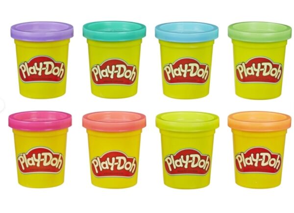 Масса для лепки "Play-Doh Doh & More (8 цветов)" в коробке (оригинал). 1