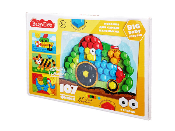 Мозаика для самых маленьких Baby Toys "Трактор" (Арт. 03579)