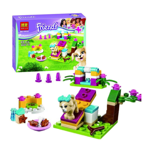 Конструктор "Friends. Дрессировка щенка" (65 деталей) в коробке. 1