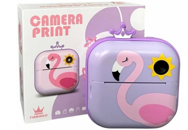 Детский фотоаппарат с печатью "Фламинго" (Арт. M5-H2) 1