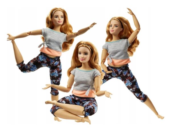 Кукла "Barbie. Made to movе (рыжая)" в коробке (оригинал). 1