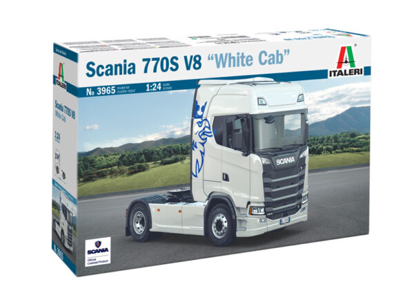 Сборная модель "Scania S770 V8 "Белая кабина" (Арт. 3965ИТ)