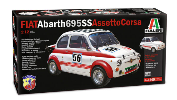 Сборная модель "Автомобиль "FIAT Abarth 695SS/Assetto Corsa" (Арт. 4705ИТ)