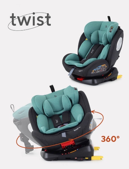 Автокресло RANT basic "Twist" isofix, цвет Mint (Арт. YC06)