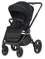 Коляска детская 2 в 1 Carrello Ultimo, цвет Sable Black черная рама 2