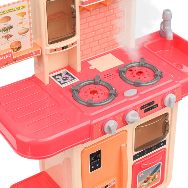 Игровой набор кухня "Давай готовить", цвет пудровый (Арт. MJL-A709) 2