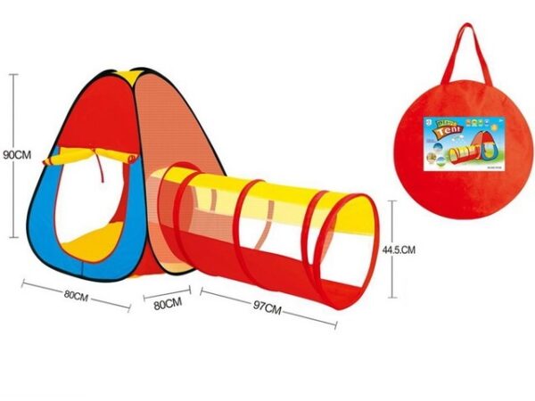 Палатка детская с тоннелем в сумке (Арт. 995-7033B)