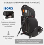 Удерживающее устройство для детей SIGER "Стар ISOFIX" (9-36 кг), цвет - черный кот 4