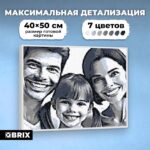 Картина по номерам из любой фотографии QBRIX ORIGINAL 40×50 2