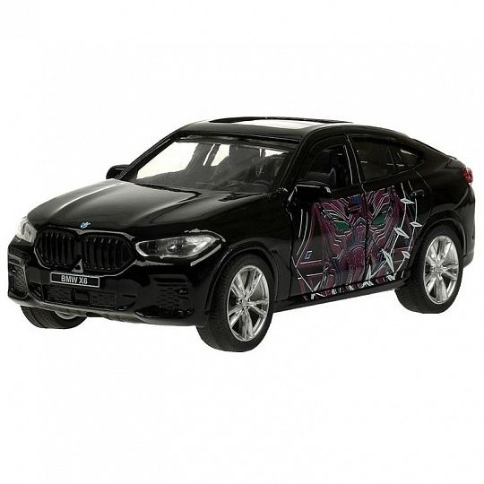 Машина металл «BMW X6. Черная пантера» ТМ «Технопарк» (Арт. X6-12-BP-BK) 2