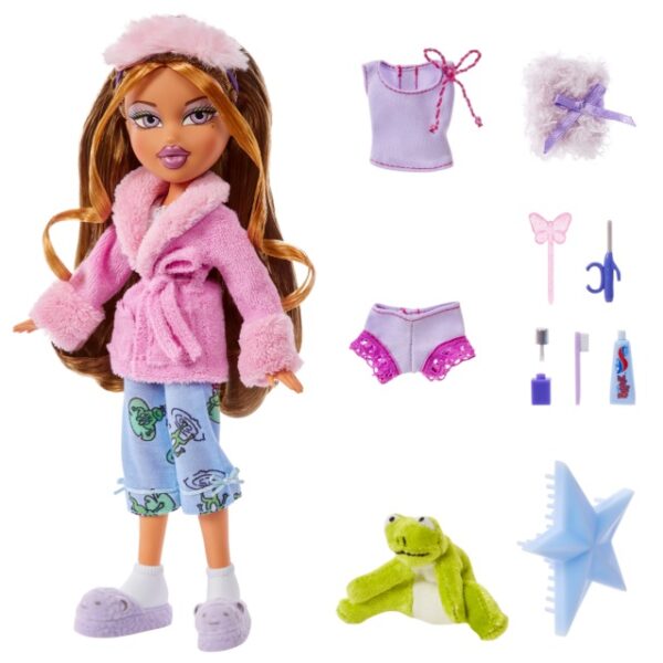 Братц Кукла Ясмин Slumber Party с аксессуарами Bratz 2