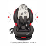 Удерживающее устройство для детей SIGER "Кокон ISOFIX", серо-бежевый, лев lux гр. I/II 3