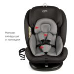 Удерживающее устройство для детей Siger Престиж ISOFIX, гр.0+/ I/II/III, графит люкс 3