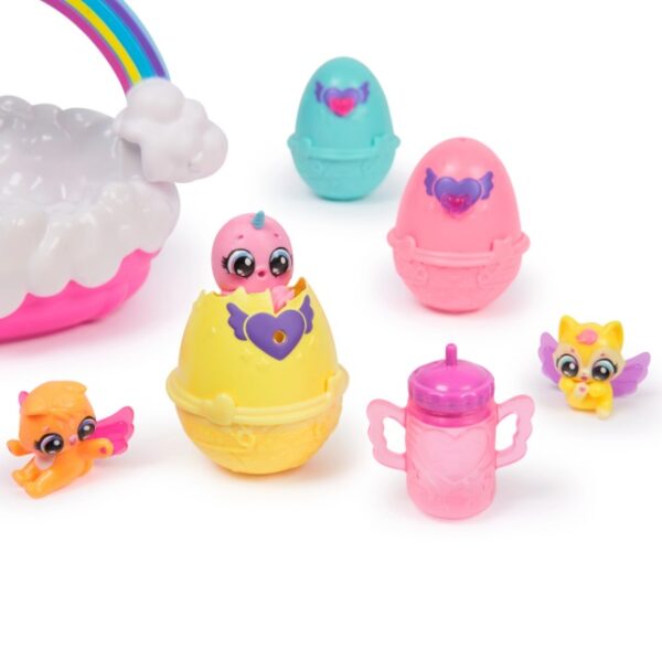 Хэтчималс. Игровой набор 3 яйца в корзинке. Hatchimals 2