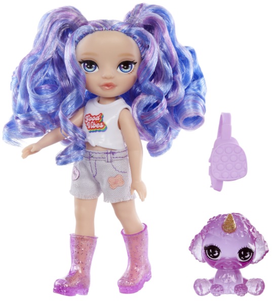 Рейнбоу Хай Кукла Littles Аметист 15 см фиолетовая с аксессуарами RAINBOW HIGH 2