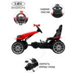 Детский веломобиль C222CC Красный 4