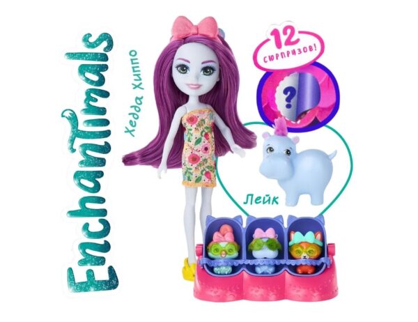 Enchantimals Лучшие друзья Хедда Хиппо Оригинал 2