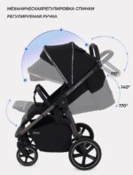 Коляска детская RANT "CASPIA 2.0", цвет Black (2025) (Арт. RA100) 5