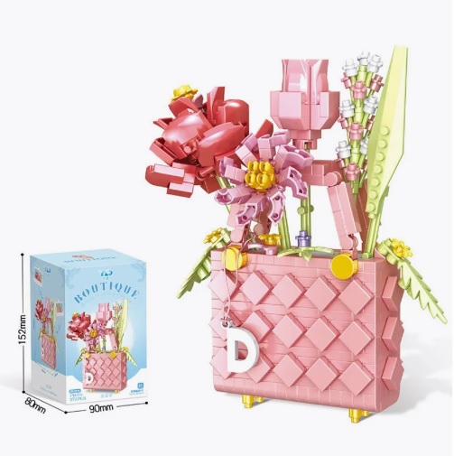 3D Конструктор "Цветы в корзине" (Арт. 1076) 1