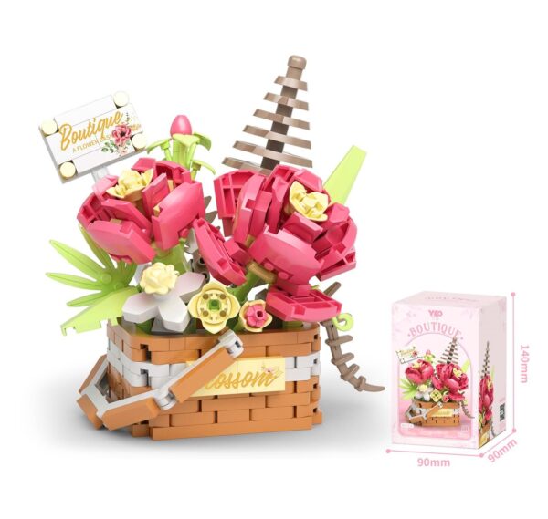 3D Конструктор "Цветы в корзине" (Арт. 1088) 1