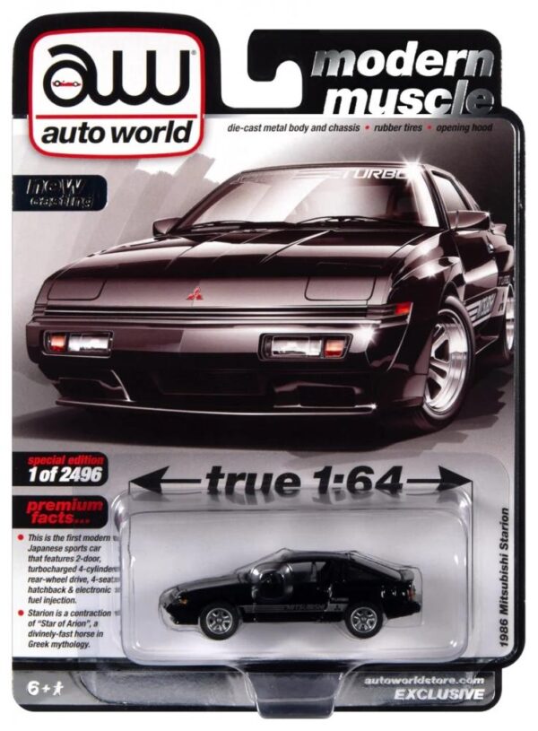 Игрушечная машинка Auto World, модель 1986 "Mitsubishi Starion" (Арт. SCM129) 1