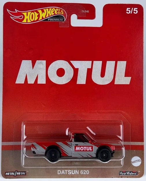 Игрушечная машинка Hot Wheels коллекция Motul "Модель Datsun 620" серия Premium (Арт. HKC99) 1