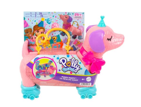 Игровой набор "Mattel - Полли Покет: Праздник с собачкой" (Арт. HKV52) 1