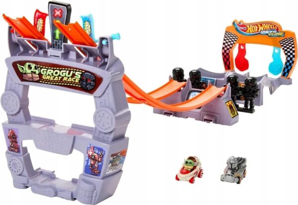Игровой набор Hot Wheels "Большой гоночный трек Грогу Racerverse" коллекция Звёздные Войны (Арт. HPL32) 2