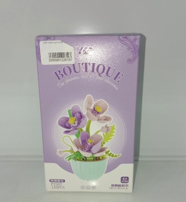 3D Конструктор "Цветочки в горшке" (Арт. 2387) 1