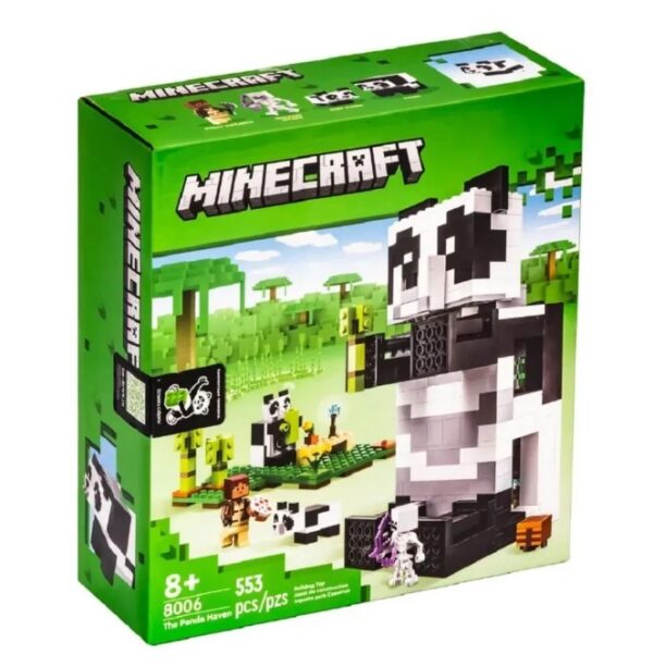 Конструктор Minecraft "Дом панды" (Арт. 8006)