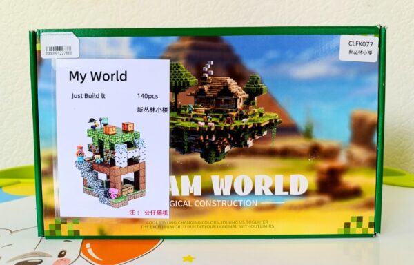 Магнитный конструктор "My World" (140 дет.+ 5 фигурок) (Арт. CLFK077) 2