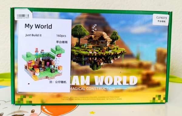 Магнитный конструктор "My World" (160 дет.+ 5 фигурок) (Арт. CLFK073) 2
