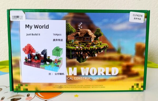 Магнитный конструктор "My World" (164 дет.+ 5 фигурки) (Арт. CLFK078) 2
