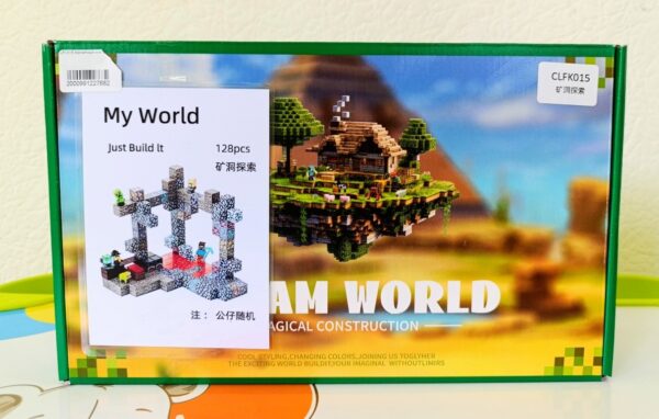 Магнитный конструктор "My World" (128 дет.+ 6 фигурок) (Арт. CLFK015) 2