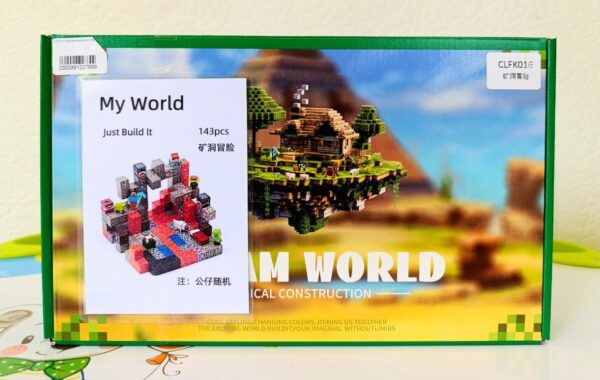 Магнитный конструктор "My World" (143 дет.+ 6 фигурок) (Арт. CLFK016) 2
