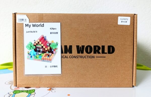 Магнитный конструктор "My World" (428 дет.+ 9 фигурок) (Арт. CLFK072) 2