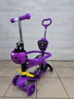 Самокат "Божья коровка" 5 в 1 с защитой, цвет сиреневый (Арт. 603) 1