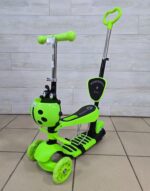 Самокат 5 в 1 "Божья коровка", цвет салатовый (Арт. 4110В) 1
