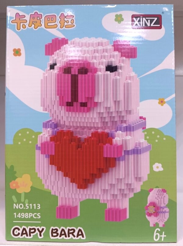 3D Конструктор "Capy Bara. Свинка" (Арт. XZ5113) 1