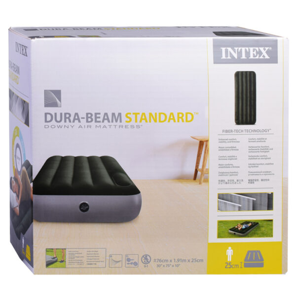 Матрас надувной Intex DURA-BEAM Cot с встроенным ножным насосом (Арт. 64760) 2