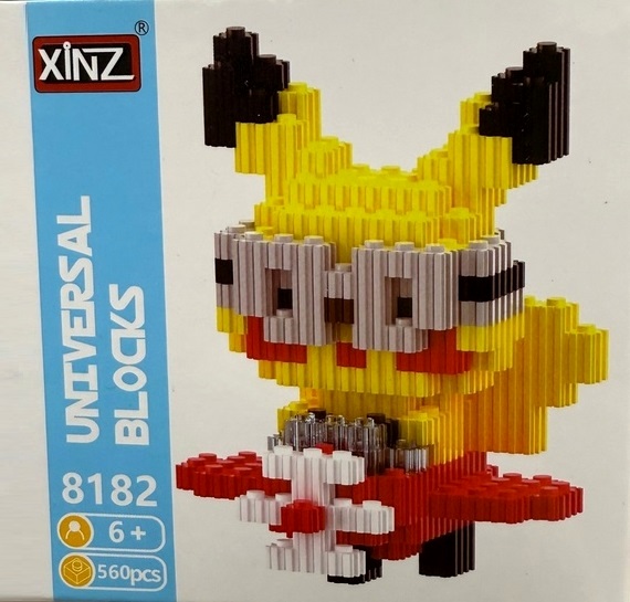 3D Конструктор "Пикачу летчик" (Арт. XZ8182) 1