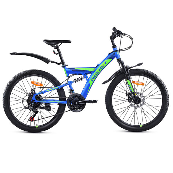Велосипед 24" Rocket Azkar, цвет синий/зеленый, размер 15" (Арт. 24SD.AZKAR.15BL/GN.25) 1