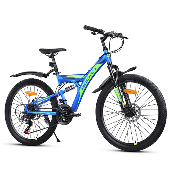 Велосипед 24" Rocket Azkar, цвет синий/зеленый, размер 15" (Арт. 24SD.AZKAR.15BL/GN.25) 2