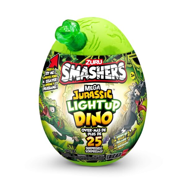 Смэшерс Игровой набор Мега Дино Яйцо Jurassic Light Up