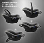Удерживающее устройство для детей Еду-Еду KS 318, гр. 0+, серый 2